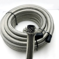 Refroidisseur d'huile en caoutchouc CPE tressé en acier inoxydable 6AN AN6 haute performance une ligne de tuyau de carburant