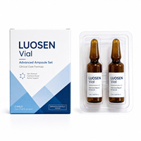 Boîtes rigides écologiques holographiques personnalisées pour flacons de peptides de 2 ml et 3 ml avec plateau en plastique