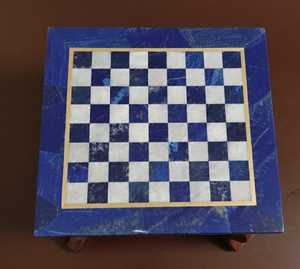 Juego de Ajedrez de Mármol de Lujo al por Mayor con Tablero de Piedra Natural y Piezas de Metal Hechas a Mano, Juego de Mesa Decorativo, Regalo - Product Image 2