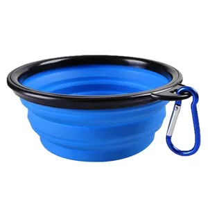 New Large Volume Rts Soft Folding Bowls For Cat Pet Feeding Supplies Easy To Carry Travel Dog Bowls