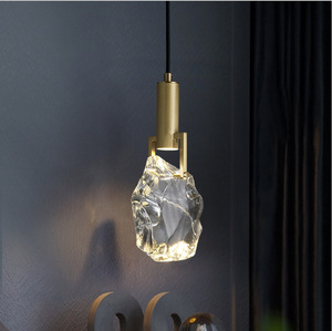 Nordique moderne LED <span class=keywords><strong>suspension</strong></span> lampe unique suspendu cristal fantaisie haut plafond <span class=keywords><strong>Suspension</strong></span> <span class=keywords><strong>Luminaire</strong></span> pour la décoration de la maison - Product Image 5