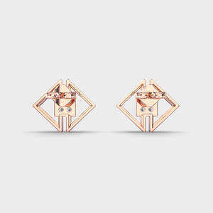 Elegant Round Brilliant Diamond <b>Stud</b> Earrings Crafted in 925 <b>Sterling</b> <b>Silver</b> Fine Jewelry for Every Occasion - Product Image 1