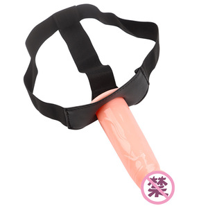 Housse de pénis creuse, pantalon en cuir à porter, jouets sexuels masculins en gros, pantalon à enfiler, masturbateur, faux pénis lesbien, petit - Product Image 2