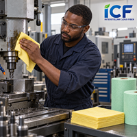 Rouleaux de chiffons industriels en vrac, très absorbants, pour l'entretien des machines, le nettoyage en usine, rouleaux de chiffons industriels personnalisés