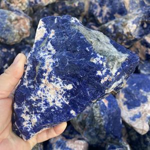 Hochwertige natürliche Kristall-Roh quarz-Blau-Sodalith-Rohstein-Mineralproben - Product Image 4