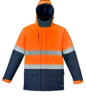 Veste réfléchissante haute visibilité pour homme, veste de sécurité pour travaux en extérieur et sécurité hivernale