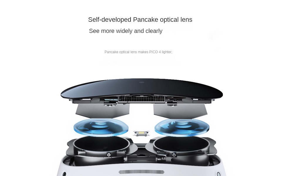 Newest Original Pico 4 VR Glasses All-in-One Virtual Reality Watching TV 4K Display 8GB VR Headset Play Steam VR Games 2022