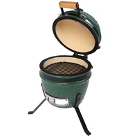 Mini grilles Kamado en céramique de 12 pouces pour la cuisine extérieure et intérieure Camping BBQ Grill