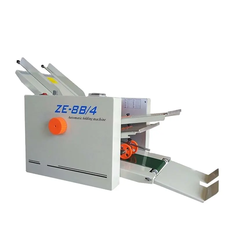 Biegemaschine ZE-8B/4 elektrische Schreibtisch-Anleitung Papierfalttmaschine Papierfalttmaschine