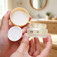 Emballage cosmétique écologique de luxe 30ml 50ml 100ml 15g 30g 50g, flacon en verre pour crème/lotion pour soins de la peau
