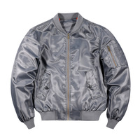 Veste bomber softshell légère pour homme, veste de pilote, fermeture éclair intégrale, coupe régulière, vêtements décontractés pour l'extérieur