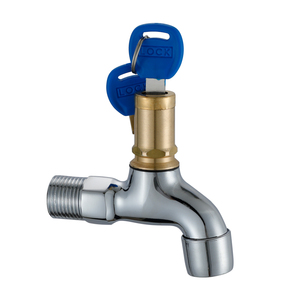 Factory Outlet Copper Material Outdoor Garden Water <strong>Tap</strong> <strong>Lock</strong> 2/1 Anti-theft Faucet with <strong>Lock</strong> Key for Basin Use - Product Image 3