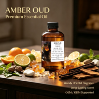 Huile parfumée Amber Oud, parfum boisé longue durée, 500 ml/5 L/25 L, parfum sans eau pour diffuseur, huile essentielle