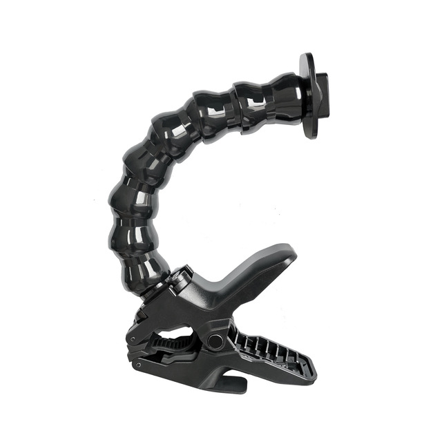 Adjustable 8-section Gooseneck Goose Neck Holder Jaws Flex Clamp Mount for Go-pros Accessories 10 9 8 7 6 5 4 3+