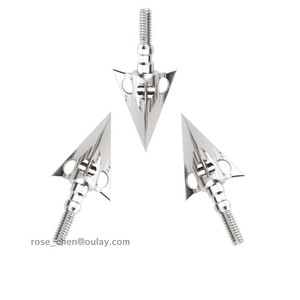 Flechas <span class=keywords><strong>Vitus</strong></span> Bow125gr para Caza, Puntas de Flecha Plateadas, Nuevo Diseño, Alta Precisión, Buena Resistencia a la Corrosión, Resistentes para Caza - Product Image 3
