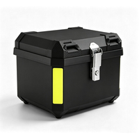 Boîte à bagages arrière pour moto, grande capacité, coffre universel, grande boîte à outils, boîte à bagages pour scooter, détachable, modification