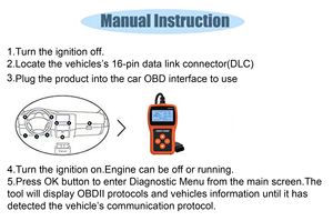 Detector de fallas para automóviles MS309 Pro Car Fault Tester OBD2 EOBD Escáner Lector de código Detector y Herramientas para vehículos - Product Image 6