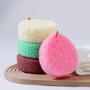 إسفنجة استحمام ملونة على شكل خلية نحل من Briolette، إسفنجة استحمام لأغراض تنظيف المطبخ والمنزل ولوازم الحمام لغسيل الأطباق