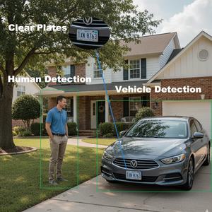 Kamera Peluru 4K Zoom 4X Lensa 2.8-12mm Penglihatan Malam Berwarna <span class=keywords><strong>40m</strong></span> Kompresi H265+ Tahan Air IP66 Kamera <span class=keywords><strong>CCTV</strong></span> 4k - Product Image 4