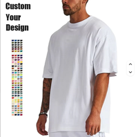 Kaos T-Shirt Berkualitas Tinggi Bahan Tebal Polos Oversize Sablon Bordir Custom Polos Polyester Katun Kaos Pria