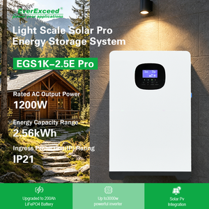 Batería LiFePO4 de Montaje en Pared EGS1K-2.5E Pro Solar Pro Confiable - Funcionamiento de -20°C a 50°C, Respaldo de Emergencia Fuera de Red para Refrigerador - Product Image 1