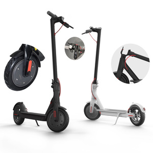 2020 hottest 8.5 Inch <span class=keywords><strong>Max</strong></span> 45 km Range two wheels fast europe warehouse small foldable off road cheap electric scooter adult - Product Image 2