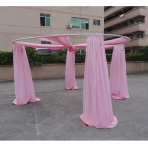 Aluminum wedding decor background <b>pipe</b> and drape backdrop <b>stand</b> kit - Product Image 2