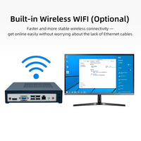 Mini PC Industrial Compacto con Intel Celeron J1900/N2840, VGA, Doble Pantalla, Gigabit Ethernet, USB 3.0 para Negocios