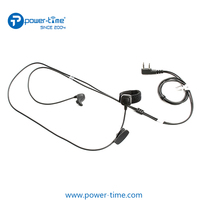 Écouteur de sécurité pour talkie-walkie Power Time Crochet d'oreille intra-auriculaire