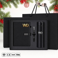 Set de Regalo Empresarial de Acero Inoxidable, Cuaderno Personalizado, Taza de Vacío, Regalos Promocionales para Eventos Empresariales, Venta al Por Mayor