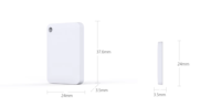 Balise de suivi d'actifs intelligente ultra-mince E8 avec puce BLE 5.0 basse consommation