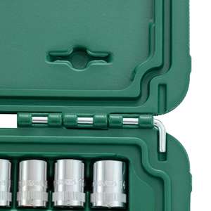 لأمريكا، مجموعة APEX المكونة من 25 قطعة. طقم مفاتيح ربط يدوية 1/4 بوصة مع لقم فولاذية وحافظة صلبة وضمان لمدة عام للصيانة المهنية للسيارات - Product Image 3