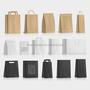 Emballage alimentaire personnalisé pas cher Sac en papier kraft brun pour pain Vente en gros Sac en papier alimentaire résistant à la graisse - Product Image 6
