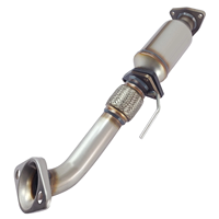 Convertidor Catalítico de Escape de Gasolina Personalizado al por Mayor para Accord/TSX 2008-2012, Tubo Flexible Delantero Euro V de Acero Inoxidable 409