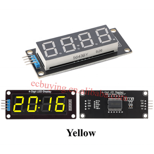 Module d'affichage numérique à tube LED <span class=keywords><strong>TM1637</strong></span> 0,56 pouce à 4 chiffres, rouge, bleu, vert, blanc, jaune - Product Image 3