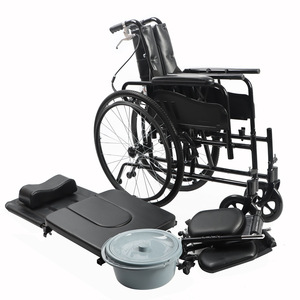 Silla de Ruedas Oriental Reclinable con Respaldo Alto, Manual, de Acero, Altura Ajustable, para Personas Mayores y con Discapacidad - Product Image 4