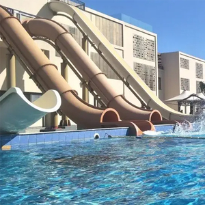 Équipements d'amusement aquatique sur mesure, luges pour petits parcs à thème, luges en fibre de verre, toboggans aquatiques en forme de canon - Product Image 2