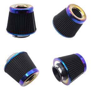 Filtro <span class=keywords><strong>Aria</strong></span> Sportivo da Corsa per Auto 76MM Filtro di Sfiato a Cono Blu Bruciato a Fungo 3 Pollici Filtro di Aspirazione <span class=keywords><strong>Aria</strong></span> Fredda ad Alto Flusso - Product Image 5