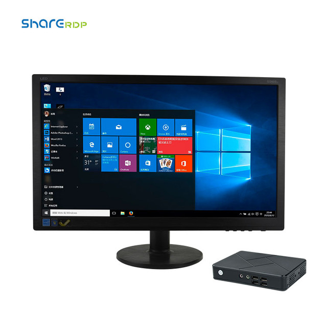SHARE Wifi Thin Client RDP8.1 PC Station 2 NIC Lan Mini Thin Client PC Net Computer for Multiple Users