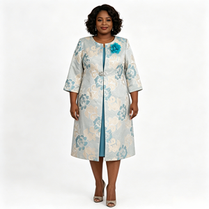 Nouvelle robe décontractée grande taille, tenue d'église, vêtements turcs pour femmes, robe deux pièces - Product Image 1