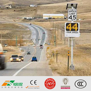 Pantalla LED de Alta Luminosidad con Radar de Velocidad Solar, Montaje en Poste, IP65, Marco de Aluminio, Señalización de Tráfico - Product Image 4