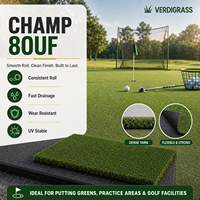 Gazon artificiel pour putting en extérieur, 15 mm, souple, résistant aux UV, haute densité, drainage rapide, résistant à l'usure, écologique, flexible