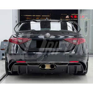 Alerón trasero de fibra de carbono con aspas ajustables GTAM para Alfa Romeo Giulia QV - Product Image 3