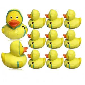 Pato de Goma de Vinilo Amarillo <span class=keywords><strong>para</strong></span> Bañera de Bebé, Mini Paraguas Impermeable de 2 Pulgadas, Juguete de Pato de Goma Personalizado al por Mayor - Product Image 1