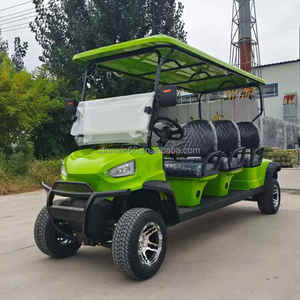 Thông minh Câu lạc bộ xe Golf giỏ hàng 6 chỗ ngồi xăng Golf Buggy gas Powered nâng lên 4 + 2 hành khách Golf giỏ hàng - Product Image 2