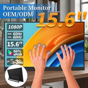 Moniteur portable pour ordinateur portable avec écran tactile 15,6 pouces FHD IPS Type-C Haut-parleur HD VESA HDR10 - Product Image 1