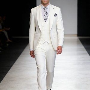 Trajes de Hombre <span class=keywords><strong>Azul</strong></span> Rey de 3 Piezas, Corte Slim, Estilo Italiano, para Novio, Padrinos de Boda, Blazer, Traje de Boda, Venta al Por Mayor - Product Image 1