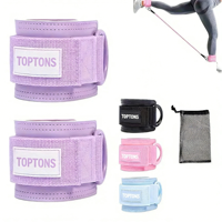 Bandes de fitness respirantes TOPTONS pour chevilles, élastiques pour les jambes et les hanches, taille unique unisexe pour la protection sportive