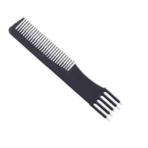 Peine de Plástico Ligero con Mango de Acero Inoxidable para Salón de Belleza, Colores Personalizables con Logotipo, Venta Directa de Fábrica, Set de Peinado - Product Image 3