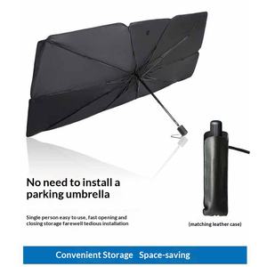 ร่มกันแดดแบบพับสามตอนสำหรับรถยนต์ ป้องกันความร้อนและรังสียูวี สำหรับรถยนต์รุ่น OLIVER โครงเหล็กเสริมความแข็งแรง - Product Image 5